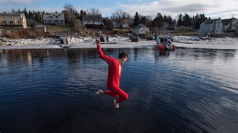 Nova Scotia Kicks Off New Years Day Polar Bear Dips In Spite Of