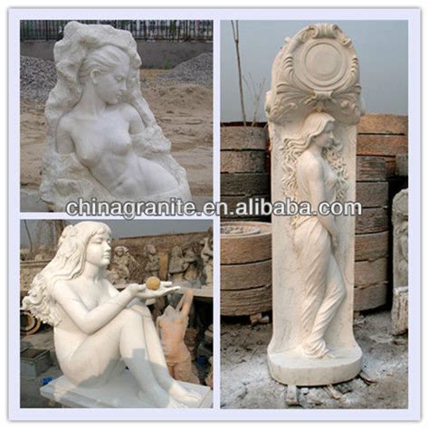 Garden Naked Women Marble Statue High Quality Garden Naked Women