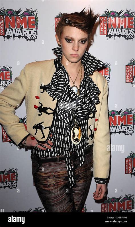 La Roux Arriving For The Shockwaves Nme Awards 2009 At The 02 Academy