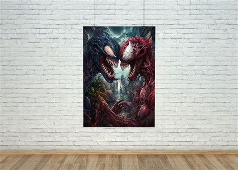 venom  carnage venom print carnage print venom poster watercolor