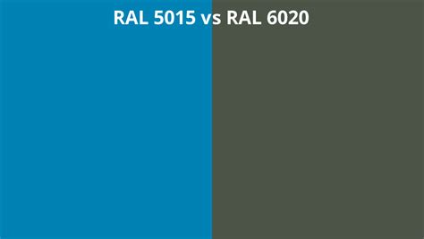 Ral 5015 Vs 6020 Ral Colour Chart Uk