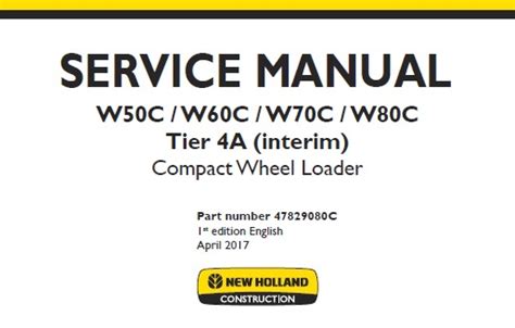 New Holland W C W C W C W C Tier A Interim Compact Wheel