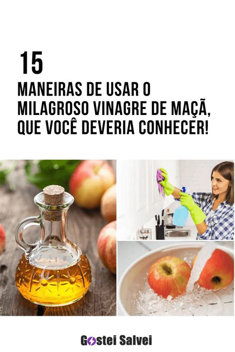 15 Maneiras de usar o milagroso vinagre de maçã que você deveria