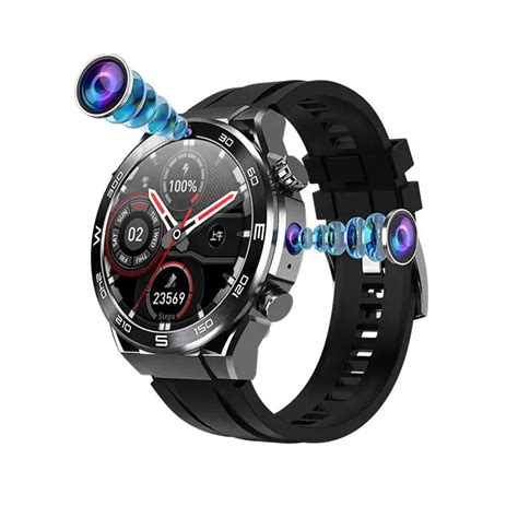 New Round G Smartwatch Amoled Screen Nfc Video Call Dual Camera