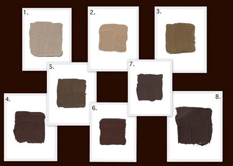 Dark Chocolate Brown Paint Color - JULIETTE INFO