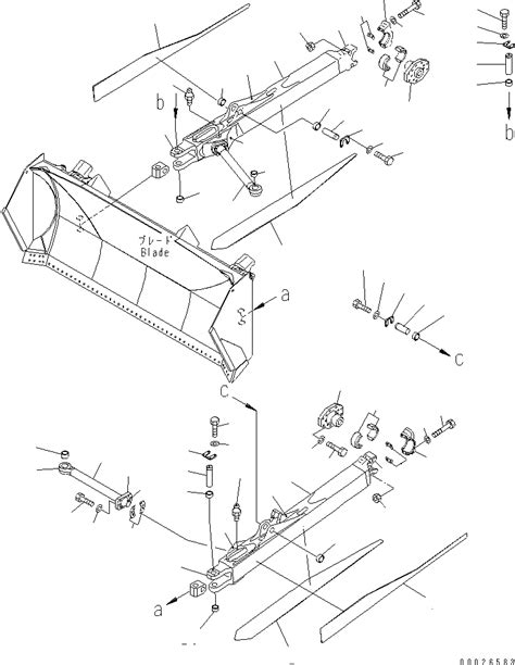 19M 72 00050 Komatsu FRAME ASS Y