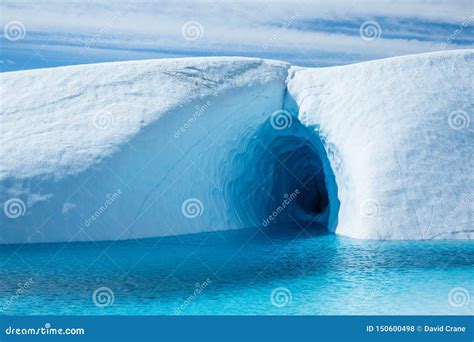 Deep Ice Cave Entrance Underwater On The Matanuska Glacier In Alaska Stock Photo | CartoonDealer ...