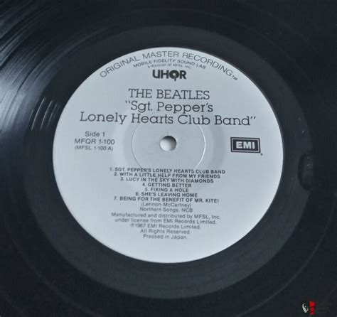 The Beatles Sgt Pepper S Lonely Hearts Club Band LP MFSL UHQR 1982