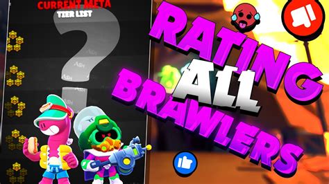 Current Meta Tier List RANKING ALL BRAWLERS March 2024 YouTube