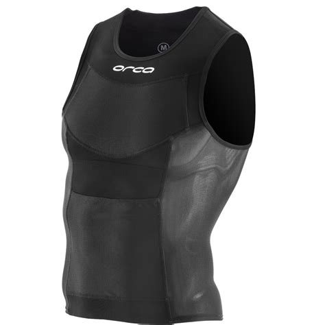 Orca Swim Run Neopren Oberteil Herren Schwarz Bike