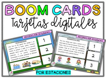 Historias Por Secuencias Comprensi N De Lectura En Boom Cards By Sra