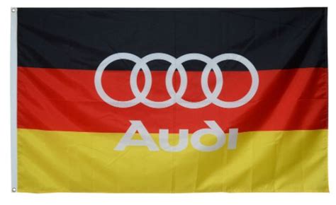 Audi Quattro German Car Flag 3x5 Ft Polyester Banner Usa 90x150cm