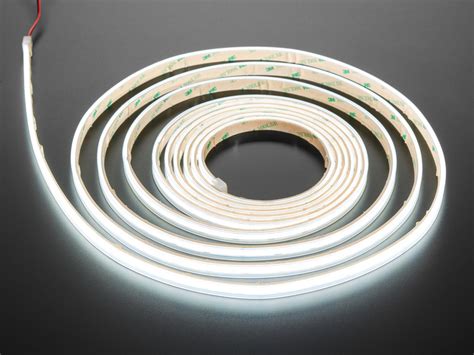 Ultra Flexible White LED Strip 480 LEDs Per Meter 5m Long Cool