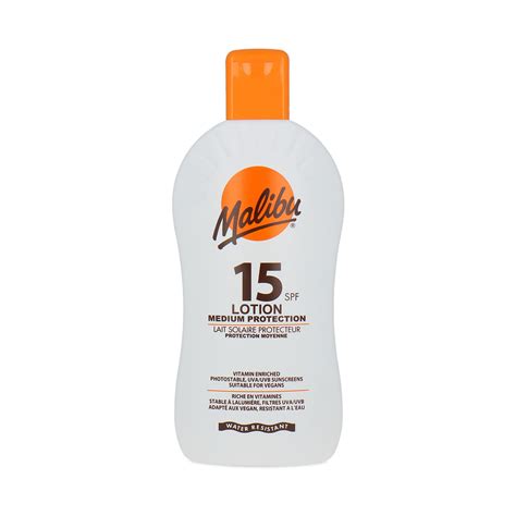 Malibu Zonnebrandcrème 400 ml SPF 15 online kopen bij Blisso