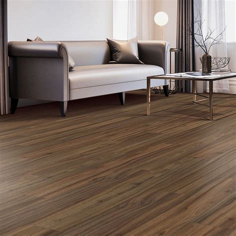 Pergo Portfolio Marion Walnut Water Resistant Wood Plank Laminate Flooring In The Laminate