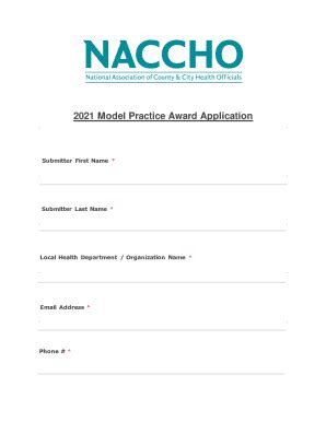 Fillable Online Model Practices Naccho Fax Email Print Pdffiller