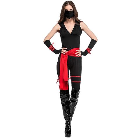 VASHEJIANG Japanese Classic Ninja Costumes Women Sexy Ladies Female ...