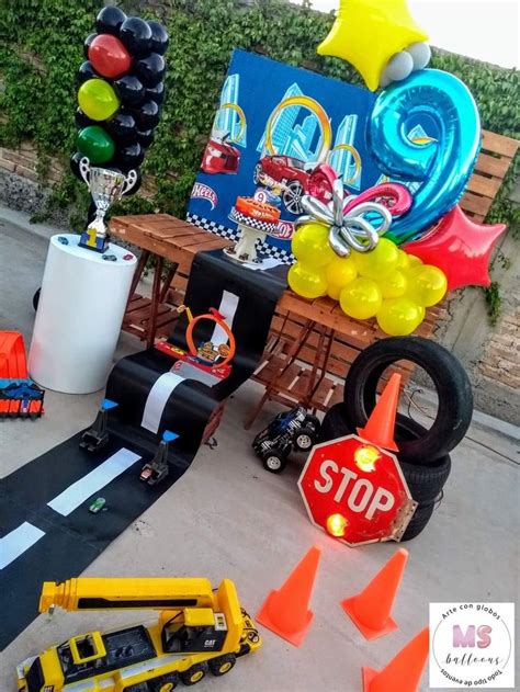 Fiesta hot wheels Fiesta de hot wheels Cumpleaños de hot wheels Hot wheels