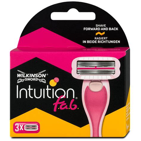 Wilkinson Sword Intuition F A B Rasierklingen