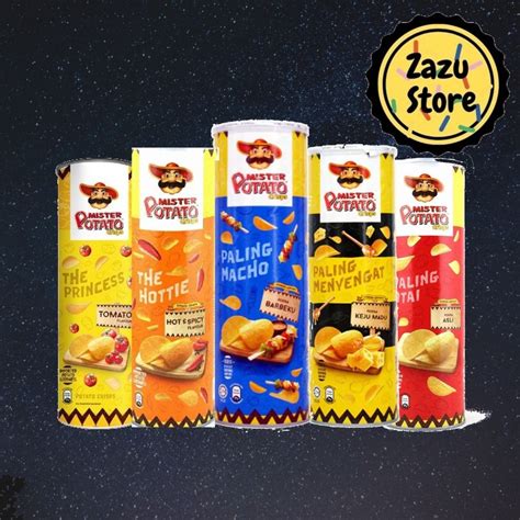 Zazu Mister Potato Crisp Gm Original Sour Cream Onion Bbq Honey