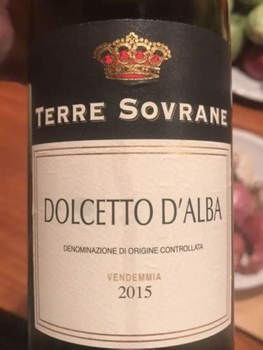 2015 Terre Sovrane Dolcetto Dalba Vivino Us