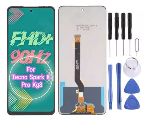 Tela Lcd Tft Para Tecno Spark Pro Kg Digitalizador Co