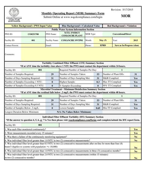 Mor Template Fill Online Printable Fillable Blank Pdffiller