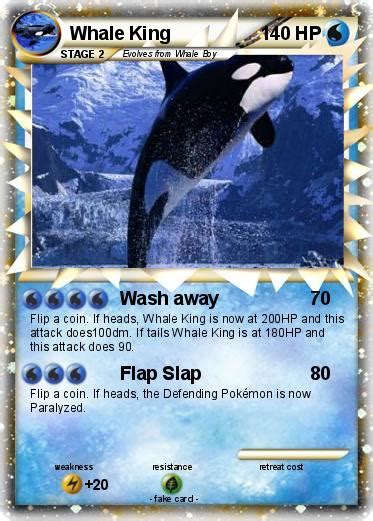 Pokémon Whale King - Wash away - My Pokemon Card