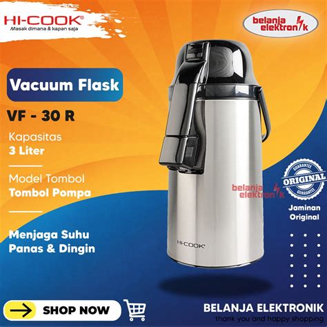 Jual Termos Air Panas Stainless Hi Cook Vacuum Vacum Flask Thermos Vf