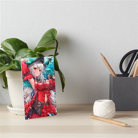 Hot Skadi Arknights Sexy Lewd Boobs Tits Thighs Hentai Ecchi Anime Girl Art Board Print For