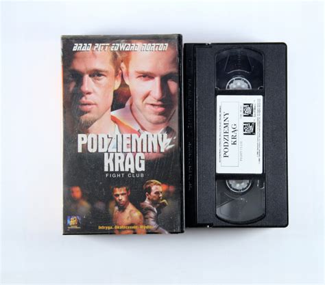 Podziemny Kr G Brad Pitt Edward Norton Vhs Oficjalne