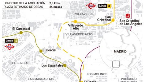 La L3 de Metro de Madrid llegará hasta Getafe por El Casar a mediados