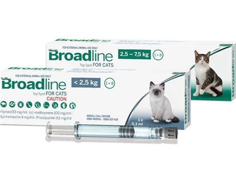 Broadline - Бродлайн капли на холку от блох, клещей, глистов для кошек ...