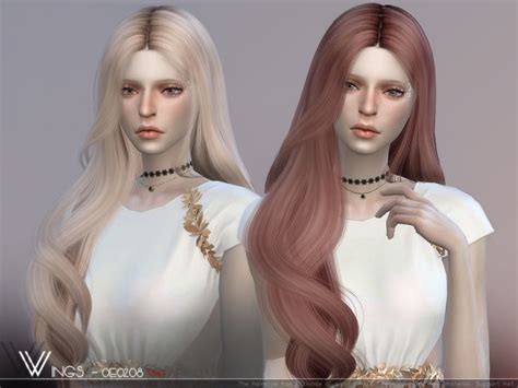 The Sims Resource Wings Oe Hair Sims Hairs