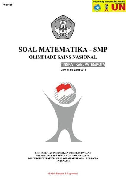 Soal Dan Pembahasan Olimpiade Matematika Vektor Nasional 2012 Tingkat