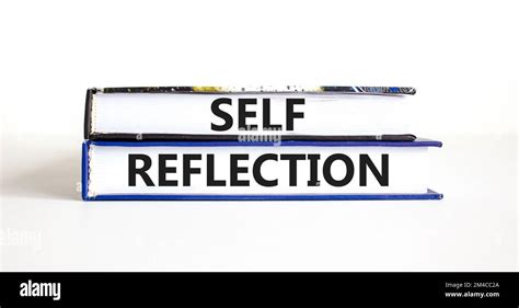 Self Reflection Symbol Concept Word Self Reflection Typed On Books