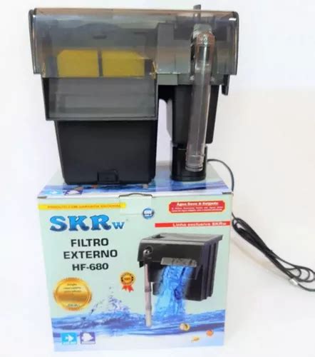 Filtro Hang on Externo Skrw Hf 680 680l h Aquarios Até 140 L Voltagem