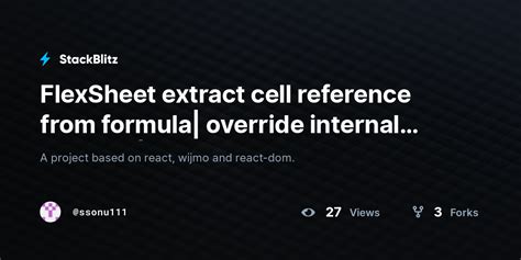 FlexSheet Extract Cell Reference From Formula Override Internal Method