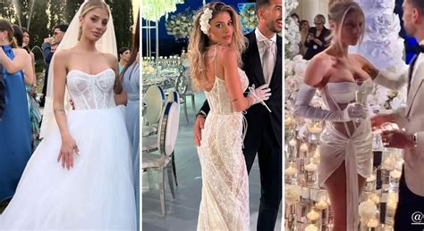 Chiara Nasti Tre Abiti Da Sposa Per Il Matrimonio Con Mattia Zaccagni