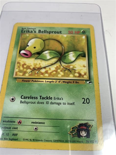 Pok Mon Tcg Erika S Bellsprout Gym Heroes Regular Unlimited