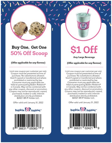 Baskin Robbins Coupons 2024 - Micky Susanne