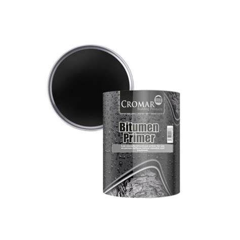 Cromar Bitumen Primer Black 1 Litre Eroofing