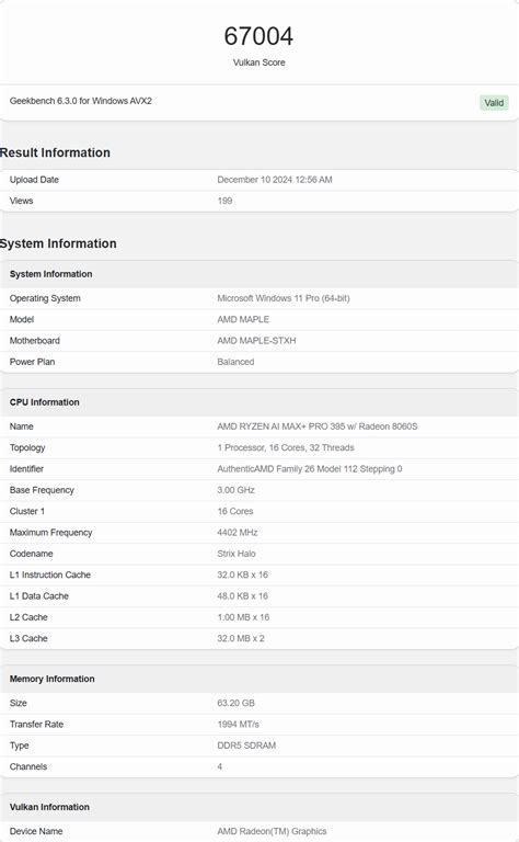 AMD Ryzen AI MAX PRO 395 Strix Halo APU With 16 Cores Radeon 8060S