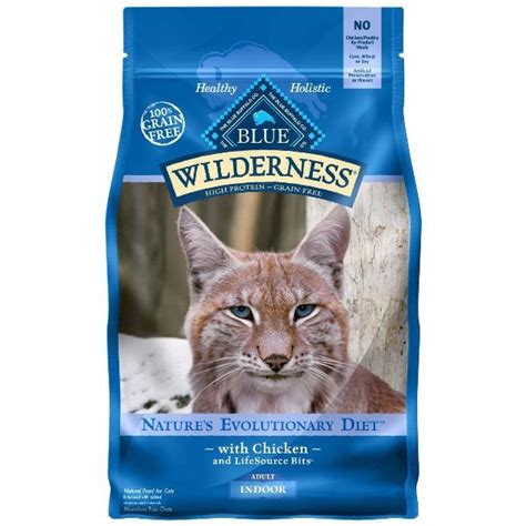 Blue Buffalo Wilderness Indoor Chicken Recipe Grain Free Dry Cat Food