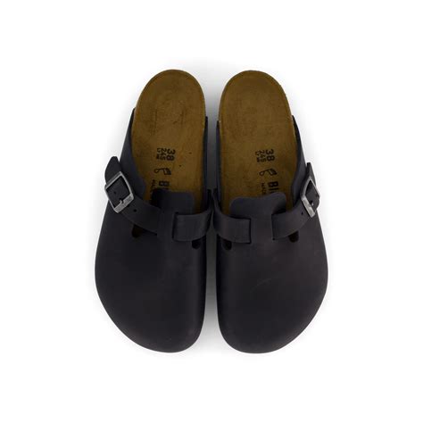 Boston Regular Oiled Leather Black Birkenstock