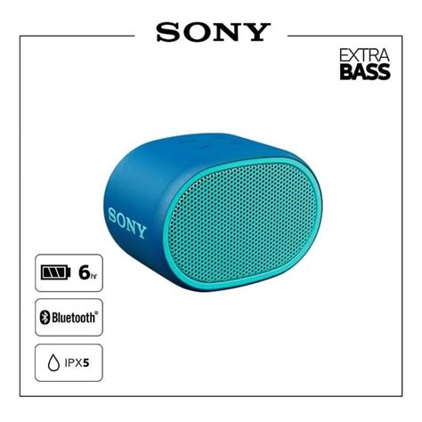 Jual Speaker Sony Srs Xb01 Blue Extra Bass Portable Bluetooth Speaker Srs Xb01 Speaker