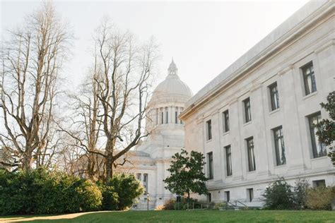 Premium Photo Olympia Usa March Washington State Capitol On A