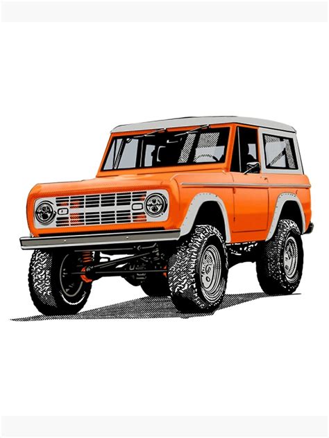 "Bronco Classic ford bronco" Poster for Sale by AlfieGodfrey | Redbubble