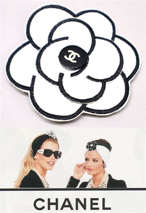 良品 超レア 1995 Vintage CHANEL シャネル ココマーク CC ロゴ エナメル パテントレザー カメリア ブローチ