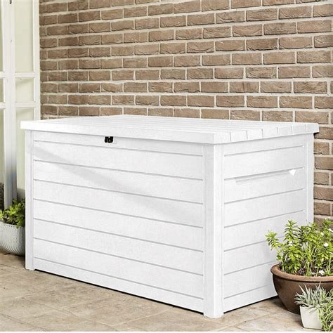 5 of the Best White Outdoor Storage Benches on the Market Today